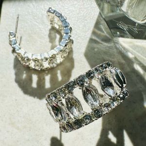 ✨ New! Dazzle C Hoop Earrings